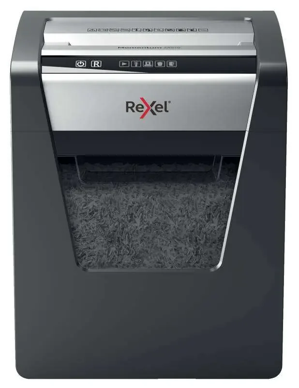 Rexel Momentum M510 Destructora de Papel – Micro Corte 2x15mm – Potencia de 2 Horas – Tecnologia Antiatasco – Negro