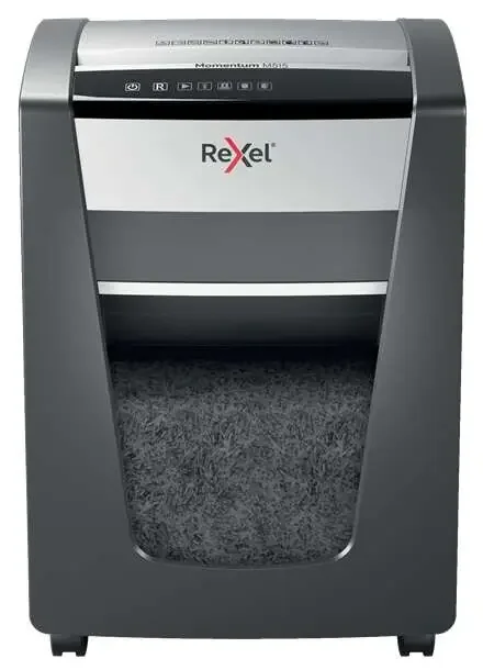 Rexel Momentum M515 Destructora de Papel Manual Micro Corte – Destruye hasta 15 Hojas – 30L