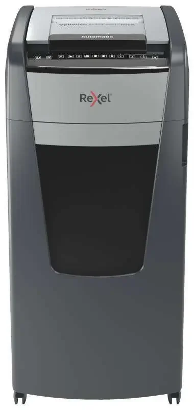 Rexel Optimum Autofeed 600x Destructora Automatica de Corte en Particulas – Alimentacion Automatica de Hasta 600 Hojas – Clasificacion de Seguridad P-4 – Negro