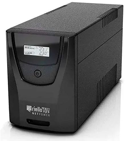 Riello Net Power SAI 2000VA 1200W – Tecnologia Line Interactive – USB, RS-232, 6x IEC 320