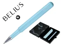 Roller y funda de similpiel Belius space b color minimalista azul tinta BB281 , celeste