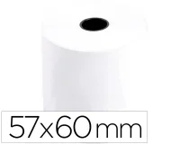 Rollo Sumadora Termico Qconnect 57 Mm Ancho X 60 Mm Diametro Sin 2361 Kf00854