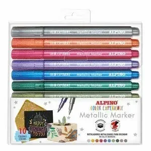 ROTULADOR ALPINO COLOR EXPERIENCE METALICOS 10 COL