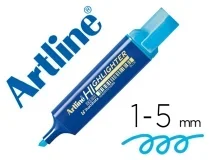Rotulador Artline fluorescente EKS600 AZ ul punta biselada , azul fluor