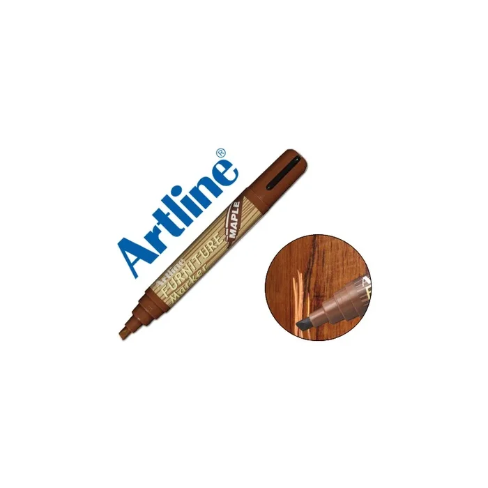 Rotulador artline marcador permanente ek-95 furniture maple-arce punta biselada 2,0-5,0 mm en blister brico