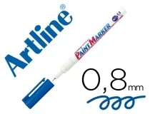 Rotulador Artline marcador permanente ek444 xf azul punta redonda 0.8 mm metal 26404