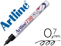 Rotulador Artline Marcador Permanente Lavable Para Textil Ek750 N Egro Punta Redonda 0,7