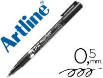 Rotulador Artline Para Cd Punta De Fibra Permanente Ek883 Negro Punta Redonda Ek883n