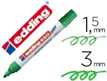 Rotulador Edding Para Pizarra Blanca 660 Color Verde Punta Redonda 1,53 Mm 66004