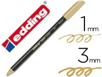 Rotulador Edding Punta Fibra 1200 Oro N.53 Punta Redonda 13 Mm 120053