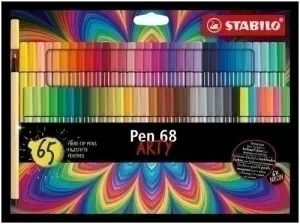 ROTULADOR FIBRA STABILO PEN 68 ARTY LINE ESTUCHE CARTON DE 65