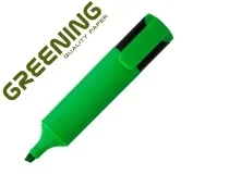 Rotulador Greening Fluorescente Punta Biselada Verde Gn09