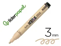 Rotulador Liderpapel acrylic base agua todo tipo de superficie punta redonda 3 171371 , beige