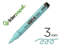 Rotulador Liderpapel acrylic base agua todo tipo de superficie punta redonda 3 172316 , verde menta