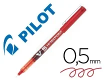 Rotulador Pilot Punta Aguja V5 Rojo 0.5 Mm Nv5r