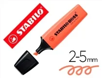 Rotulador Stabilo Boss Fluorescente 70 Pastel Coral Meloso 70 140