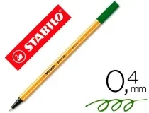 Rotulador Stabilo Punta De Fib Ra Point 88 Verde Oliva Punta Fina 88 63