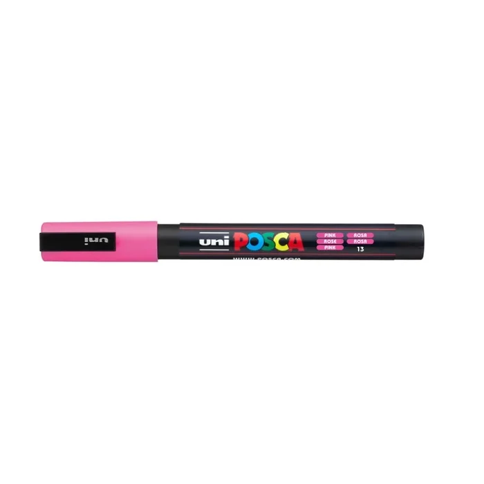 Rotulador uni posca pc-3m rosa
