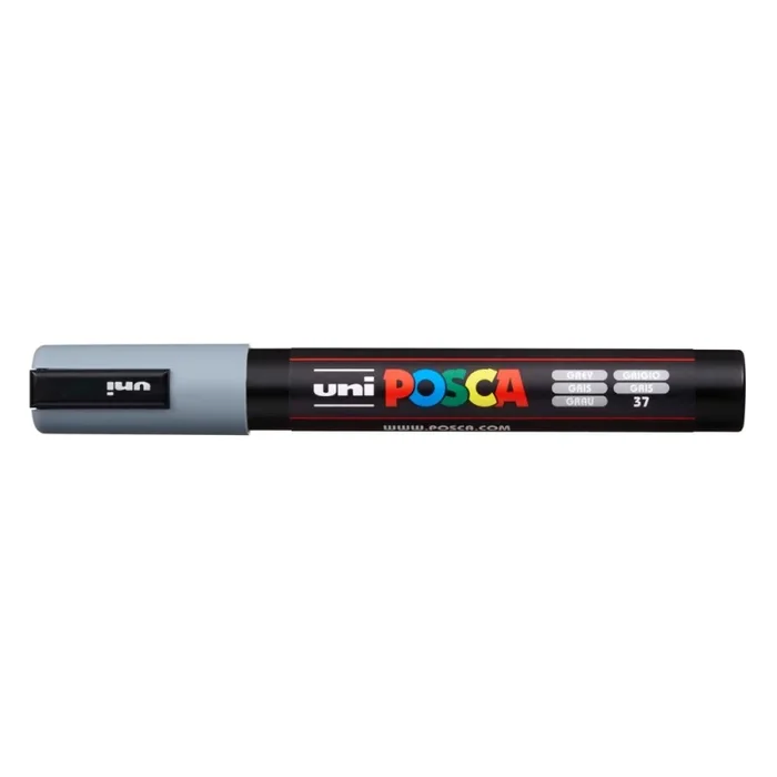 Rotulador uni posca pc-5m gris