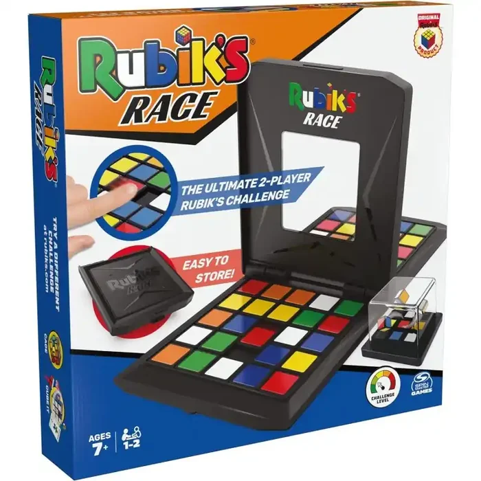 RUBIKS RACE GAME – Juego de Mesa Clásico de Lógica Uno Contra Uno para Dos Jugadores edad +8 años