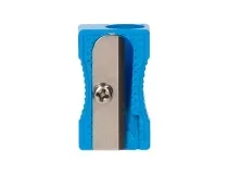 Sacapuntas Liderpapel De Metal Cuña 1 Utilizacion Color Azul 163442