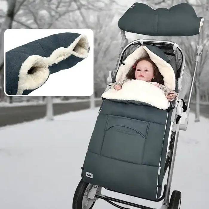 Saco de bebé resistente funda para cochecito interior polar