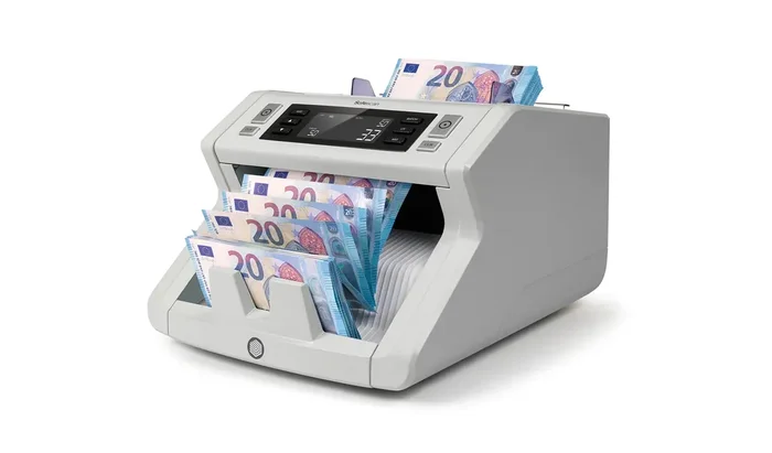 Safescan 2250 Contadora de Billetes – Capacidad hasta 300 Billetes – 1000 Billetes por Minuto – Deteccion de Billetes Falsos