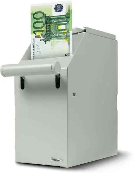 Safescan 4100 Blanca – Almacenamiento Seguro de Billetes – Diseño Duradero de Acero – Acceso Facil y Discreto – Confianza y Calidad Garantizada