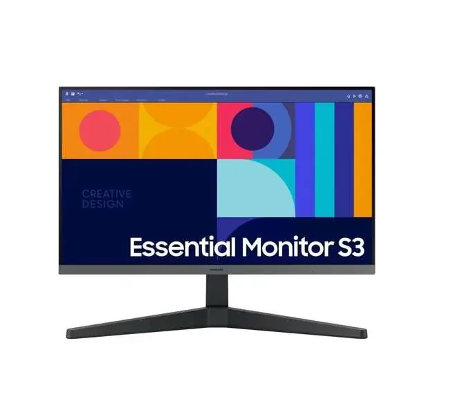 Samsung Essential Monitor S3 24″ Full HD – LCD – IPS – 16 9 – 100 Hz – Ángulo de vision 178° – Color Negro