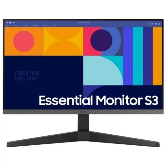 Samsung Essential Monitor S3 27″ Full HD – LCD – IPS – 16 9 – 100 Hz – Ángulo de vision 178° – Color Negro