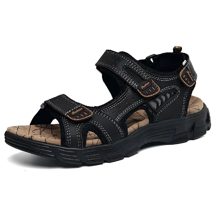 Sandalias hombre confort – Estilo cuero y soporte ergonómico