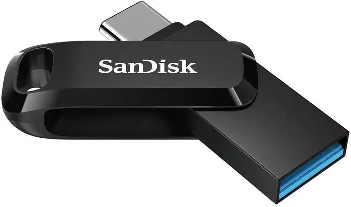 Sandisk Ultra Dual Drive Go Memoria USB-C y USB-A 256GB – Hasta 150MB/s de Lectura – Color Negro (Pendrive)