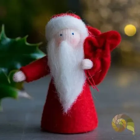 Santa Claus con saco Waldorf