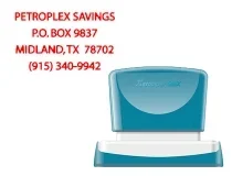 Sello X-stamper quix para máquina ESTM-H, rojo medidas 36×61 mm QPTL-Q3661RU Q16 RO