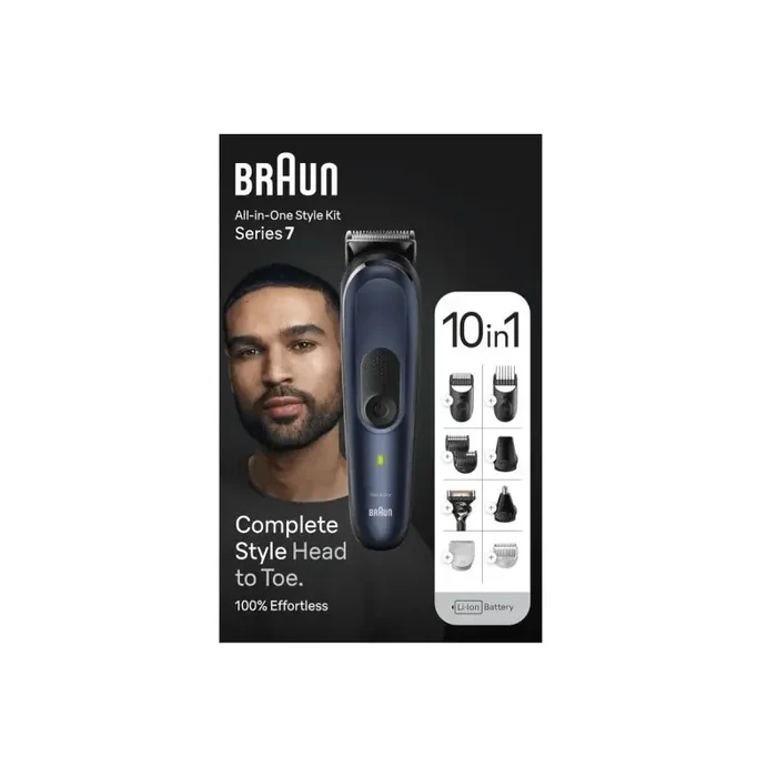 Serie 7 MGK7421 Recortadora Todo En Uno Kit 10 En1 para Afeitado Masculino Corte de Barba