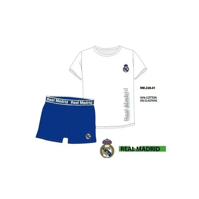Set interior Real Madrid camiseta y boxer adulto