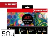 Set Stabilo creativo arty line pastel 50 unidades surtidas 77 6220 , surtidos