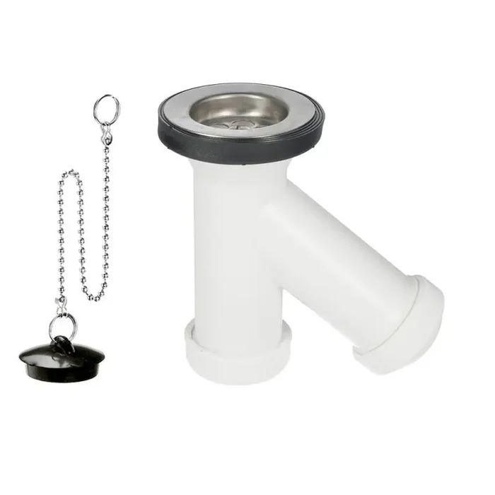 Sifón y Griega Con Válvula y Tapón 1-1/2″ Salida De Diámetro 40 mm.