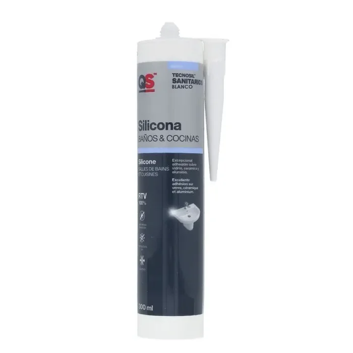 Silicona Acida Translucida Cocina y Baño, silicona anti moho, Silicona Baños, Silicona Fregaderos