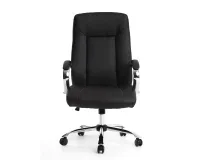 Silla Qconnect direccion vero na simil piel base de metal alt max KF04620 , negro
