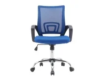 Silla Qconnect oficina siena malla base de metal alt max 1000 anc KF04641 , negro azul