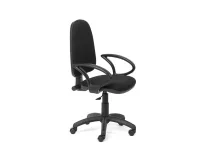 Silla Rocada Con Brazos Color Negro Diametro Base 610 Mm Respaldo De 930 4+956