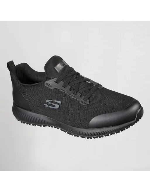 SKECHERS ZAPATILLAS EFECTIVO ANTI DESLIZAMIENTOS, HIDROCARBUROS Y ELECTRICIDAD SQUAD SR MYTON NEGRO TALLA 46 SK200051EC-001-46