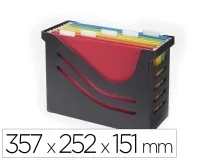 Soporte para carpetas colgantes Djois plastico 100% reciclado color negro 357 x 2658026998