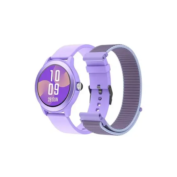 SPC Smartee Duo Vivo Reloj Smartwatch Pantalla Redonda 1.27″ – Mas de 100 Modos Deportivos – Monitoreo de Salud – Resistencia IP68 – Color Violeta