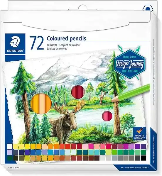 Staedtler 146C Pack de 72 Lapices de Colores – Mina Suave – Colores Surtidos