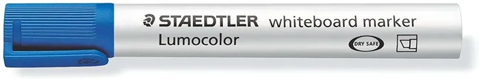 Staedtler Lumocolor 351 Marcador para Pizarra Blanca – Punta Biselada 2 – 5mm Aprox – Secado Rapido – Color Azul (10 uds)