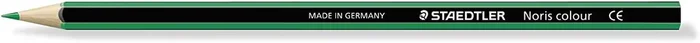Staedtler Noris Colour 185 Lapiz Hexagonal de Color – Resistencia a la Rotura – Material Wopex – Color Verde (12 uds)