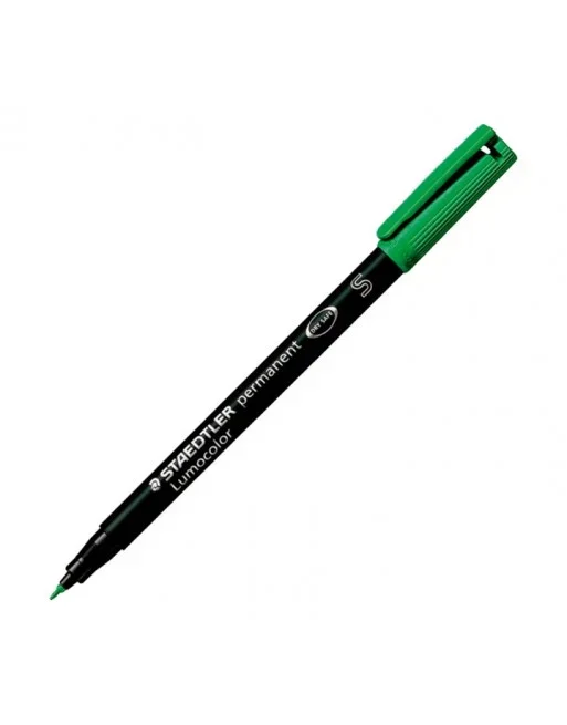 STAEDTLER ROTULADOR LUMOCOLOR PERMANENTE 0.4MM VERDE – 313-5