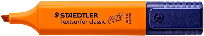 Staedtler Textsurfer Classic 364 Marcador Fluorescente – Punta Biselada 1 – 5mm Aprox – Secado Rapido – Color Naranja (10 uds)